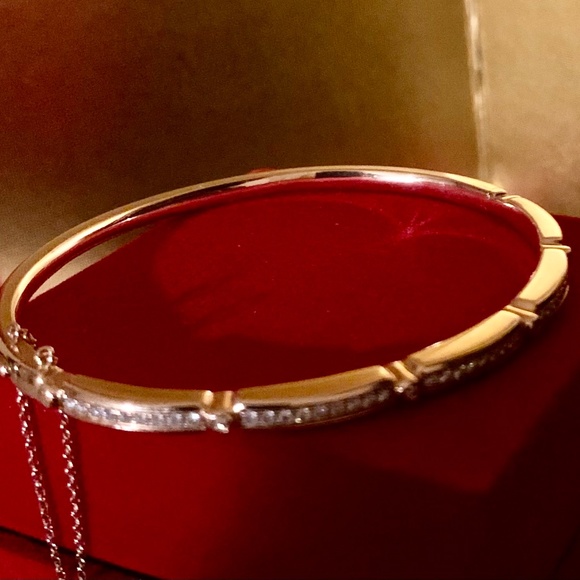 Designers 14 K Rose Bangle by Le Vian - Picture 3 of 4